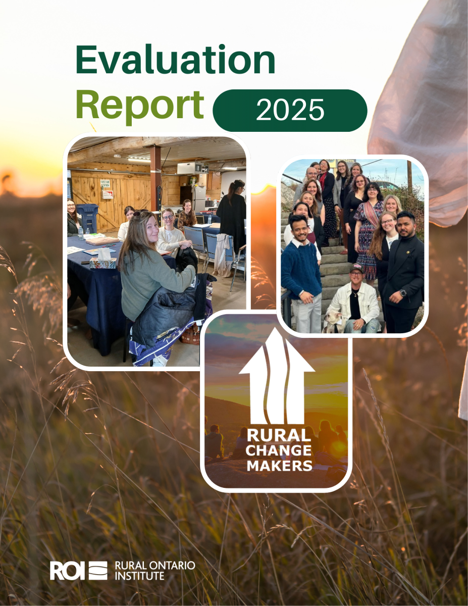 2025 Rural Change Maker Evaluation Report Cover